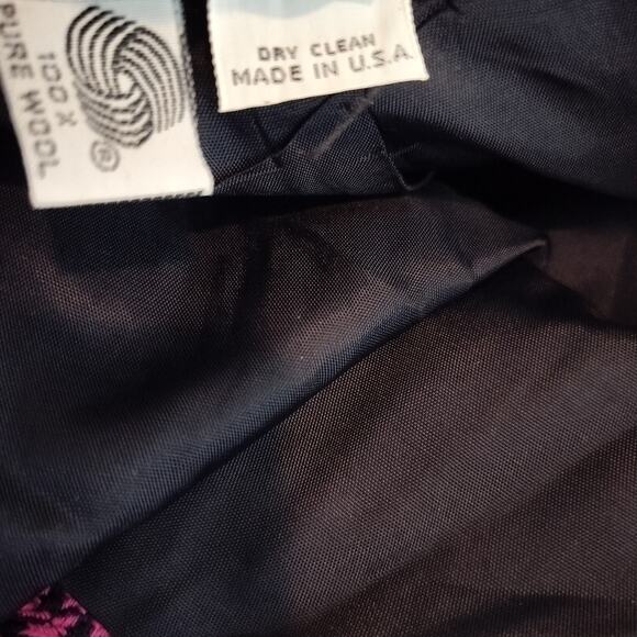 Vintage Jones New York 100% Wool Skirt Houndstooth - Picture 10 of 10